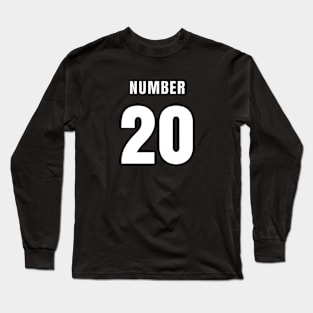 NUMBER 20 FRONT-PRINT Long Sleeve T-Shirt